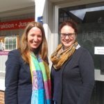 Dr. Daniela Sommer mit Kollegin Lisa Gnadl