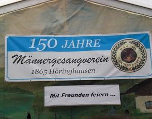 150 Jahre MGV Höringhausen mit Dr. Daniela Sommer