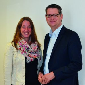 Dr. Daniela Sommer mit Thorsten Schäfer-Gümbel