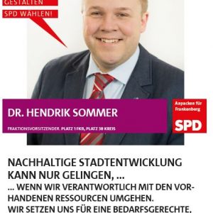 Spitzenkandidat Dr. Hendrik Sommer
