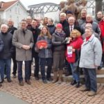 Wahlkampfstand in Bad Wildungen mit Thorsten Schäfer-Gümbel