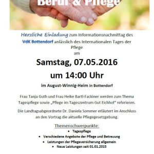 Einladung Informationsnachmittag VdK Bottendorf