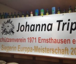 Empfang für Schützin Johanna Tripp mit Dr. Daniela Sommer