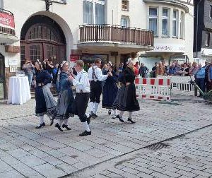 Landjugend Haubern bei Intarsieneinweihung