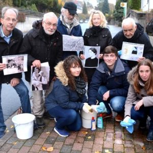Aktion Stolperstein-Putz 2016