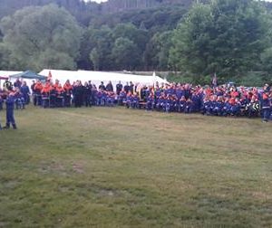 Kreiszeltlager Jugendfeuerwehr 2017 mit Dr. Daniela Sommer