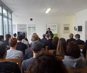Begrüßung THM Erstsemester Frankenberg mit Dr. Daniela Sommer