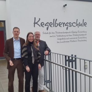 Besuch Kegelbergschule Frankenberg mit Kollegen Christoph Degen